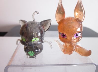 Miraculous Ladybug Kwami Surprise Glitter FiguresX2