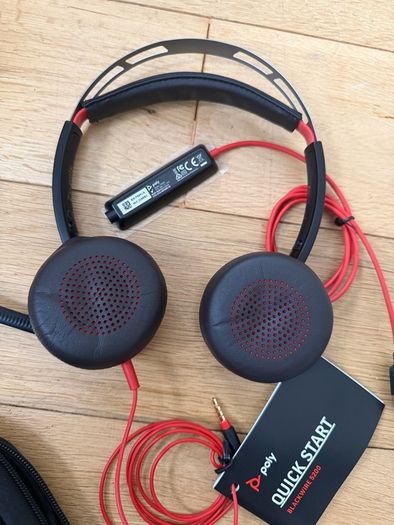 Corded Headset Poly model c5220 work from home