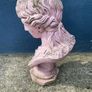 Large Vintage reconstituted stone Greek lady bust Image 3