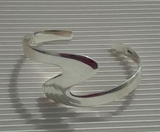 BANGLE - Cuff Bracelet - Silver 925