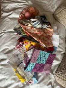 Scrap fabric bundoe