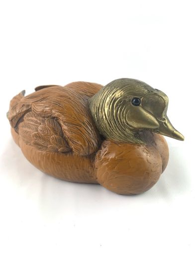 Mid Century Italian Malevolti duck figurine