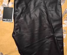 Pieces Leather Look Leggings BNWT