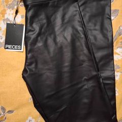 Pieces Leather Look Leggings BNWT
