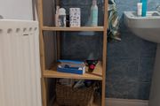 shelving unit bamboo