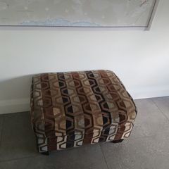 foot pouffe. In good condition. Could be re upholstered