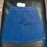 VILA Dark Blue Denim Mini Skirt BNWT Size Uk 6/XS Image 4