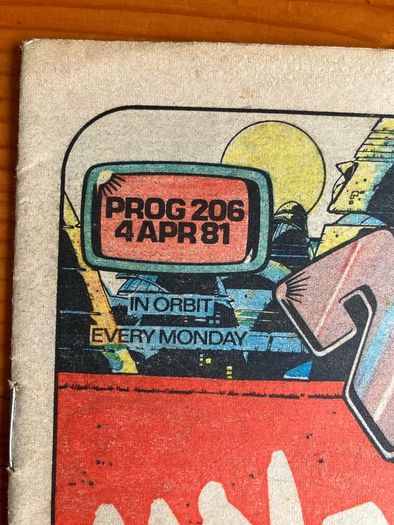 Comic: '2000AD' no. 206 (04/04/1981)