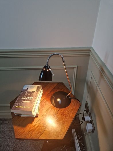 Vintage desk lamp, Sey Lumiere Hestia 1990,  Retro design bedside desk lamp.