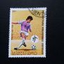 Laos soccer football world cup set stamps issues 1990 Image 4
