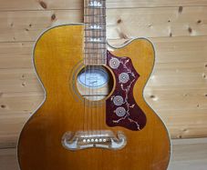 Epiphone EJ-200SCE Electro Acoustic Vintage Natural + Hard Case