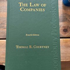 The Law of Companies