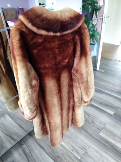 vintage beaver lamb ladies coat