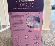 Clevamama clevapure Himalayan salt lamp humidifier and night light