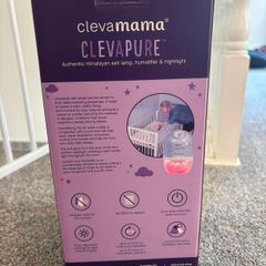 Clevamama clevapure Himalayan salt lamp humidifier and night light