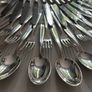 Vintage Wellner cutlery set Image 2