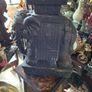 Ceramic Elephant Plant Stand detailed elephant design with a flat top, Postage Available, Image 4