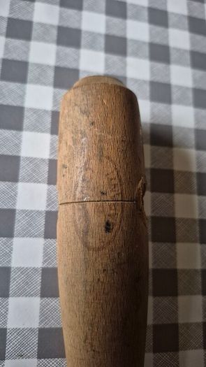 Vintage Wooden Wine / Beer Barrel Tap Spigot (French "Garanti" Stamp)