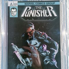 Punisher Issue 2 CGC 9.8 CBCS Graded Comic Book Framed
