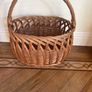 Vintage Traditional  Hand woven Wicker Basket Image 2