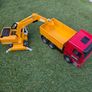Bruder Toy MAN TGA Construction Truck with Liebherr Excavator Image 2