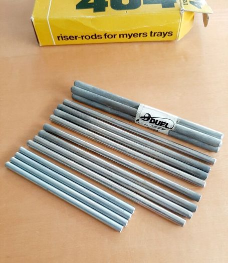 Riser-rods for Myers letter trays
