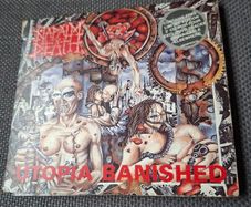NAPALM DEATH: Utopia Banished -Rare original 1992 pressing with bonus disc(Autographed)