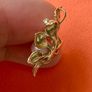 Vintage 14ct Gold & saltwater Pearl Floral Pendant Image 5