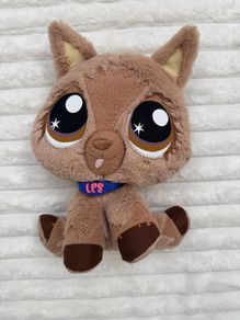 Littlest Pet Shop LPS plush VIPs Dog Hasbro Used Please see pictures