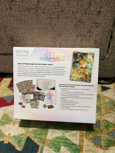 Pokemon Scarlet & Violet Prismatic Evolutions Elite Trainer Box Sealed