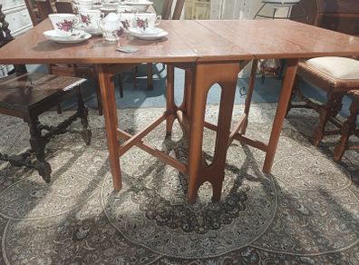 Teak Drop-Leaf GPlan Dining Table