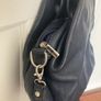 Leather Versatile Navy Hand/Shoulder/Crossbody Bag Image 2
