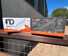 Angled Nest Divert to prevent eaves nesting