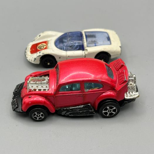 Corgi Juniors VW Hot Rod PInk + Porsche Carrera 6 - Whizzwheels