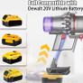 DW20V11S Battery Adapter For Dewalt 20V Li-Ion Battery To For Dyson V11 SV15 Battery Work With V11 Series Vacuum Cleaner Image 5