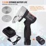Electric Shawarma Knife, 80W Cordless Battery Professional Turkish Knife, Commercial Stainless Steel Gyro Cutter, Doner Kebab Meat Slicer with 2 Blades, 4/100mm, 0-8mm Adjustable Thickness Image 6