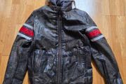 Richa toulon leather jacket with hood