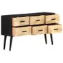 Sideboard 110x33x64 cm Solid Mango Wood Image 6
