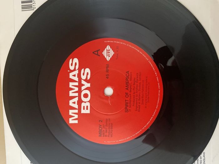 Mamas boys single vinyl