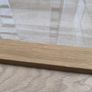 Original IKEA BESTA cabinet door/front panel in discontinued natural oak finish with clear glass centre. Image 3