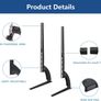 Universal TV Stand Legs TV Feet for 20 to 65 inch LCD/LED/OLED/Plasma TVs, Table Top Replacement TV Stand Image 3