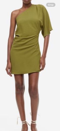 H&m one shoulder  dress