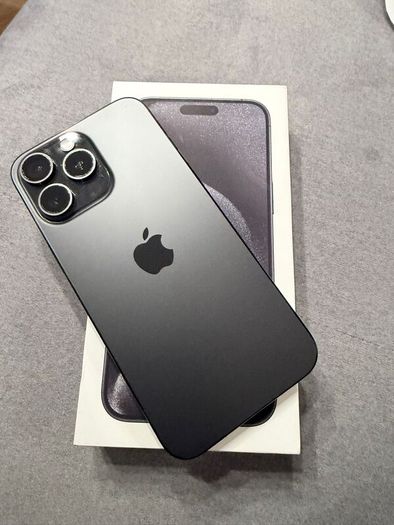 iPhone 15 Pro Max Black 256GB Perfect Condition