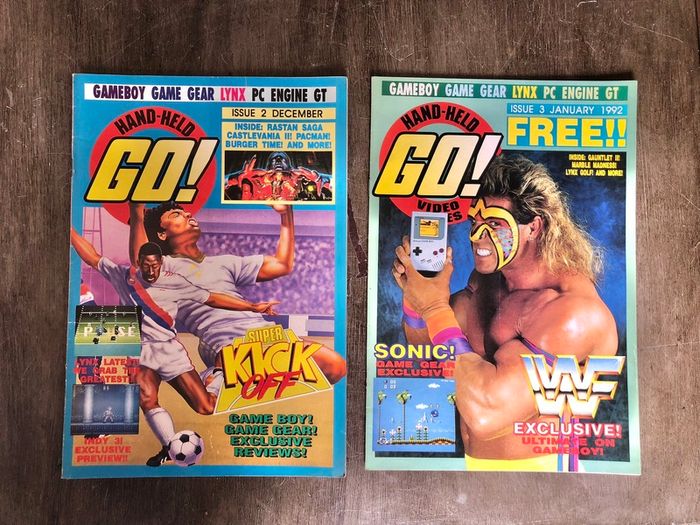 5 x Go! Hand-Held Video Game Magazines
