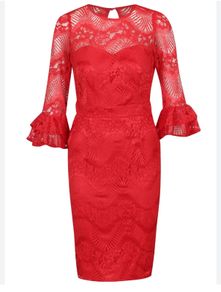 Little Mistress Red Dress Size 14/16
