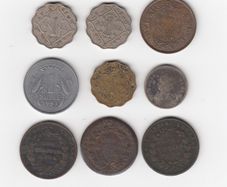 INDIA 9 Coins ( no. 426)