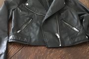 Crop Biker Jacket Size 10