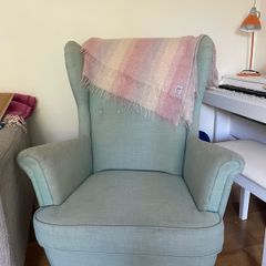 Ikea Strandmon Chair and Footstool