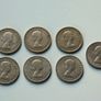 7 X British old sixpence 1954 - 1966 Image 2