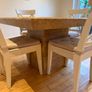 Marble Effect Dining Table & 4 Matching Chairs Image 3